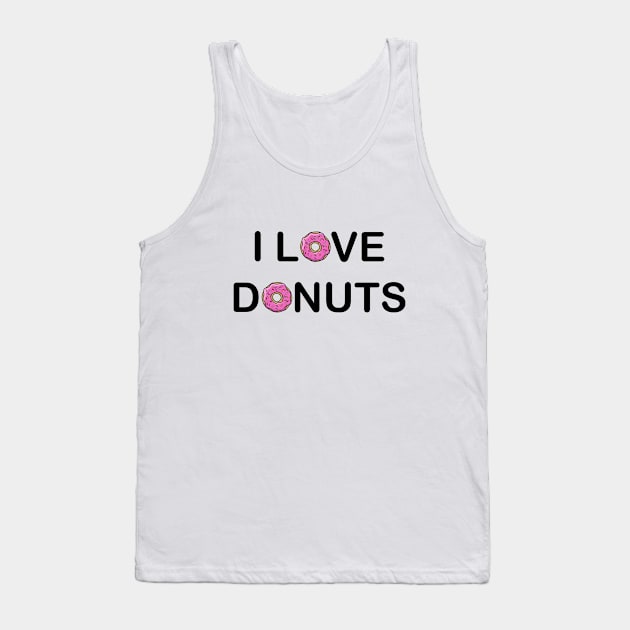 I Love Donuts Tank Top by EmmaZo